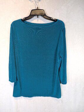 Coldwater Creek soft top with ¾ sleeves. Size Large